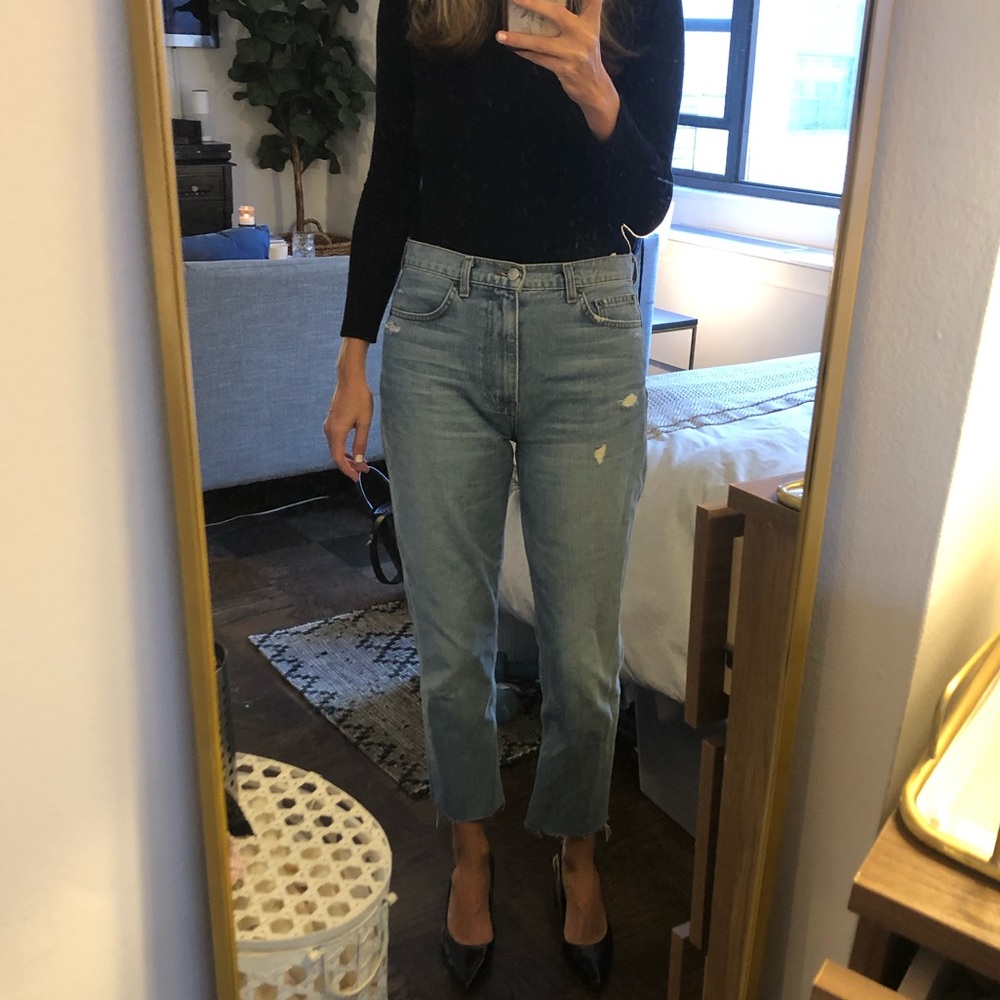 Reformation Julia High Cigarette Jeans